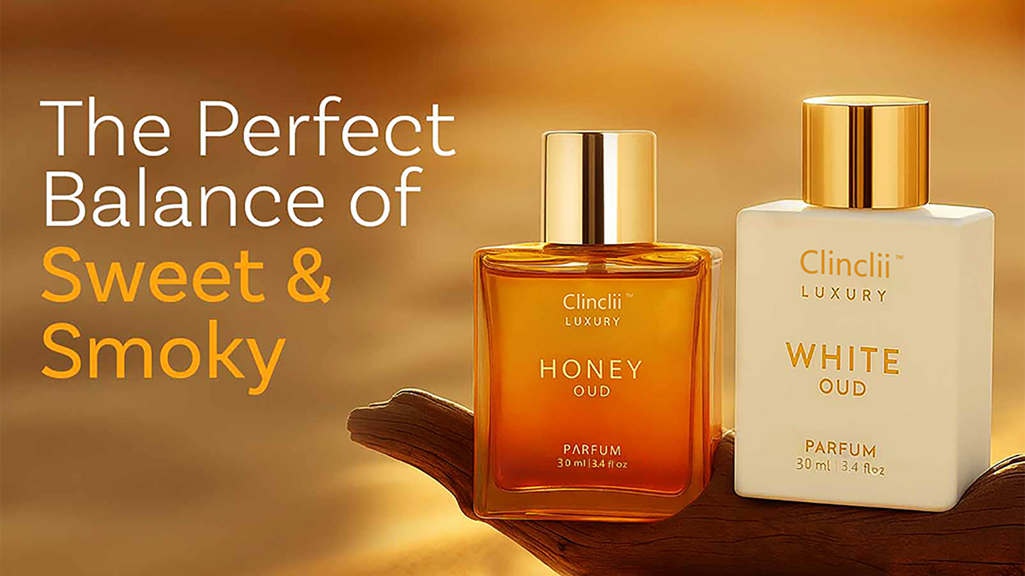 Final 3 Hours🔥Gentlemen’s Fragrance Set with Luxury's Honey Oud & White Oud Perfume for Men & Women