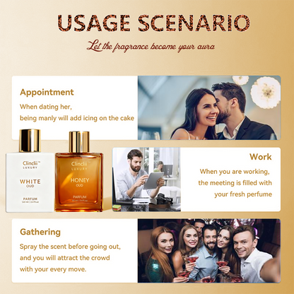 Final 3 Hours🔥Gentlemen’s Fragrance Set with Luxury's Honey Oud & White Oud Perfume for Men & Women