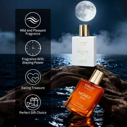 Final 3 Hours🔥Gentlemen’s Fragrance Set with Luxury's Honey Oud & White Oud Perfume for Men & Women